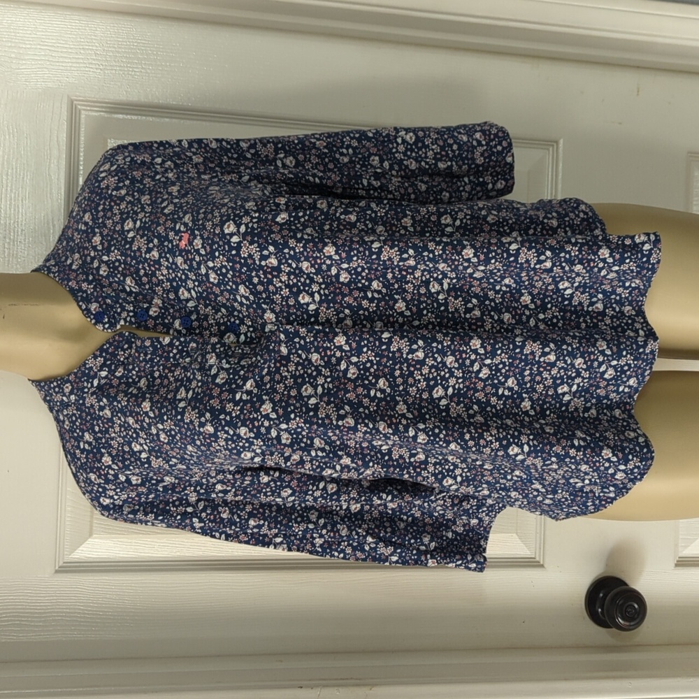 Ferrini Navy Floral Shirt